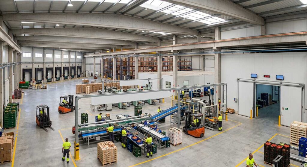 Naves industriales para empresas hortofrutícolas